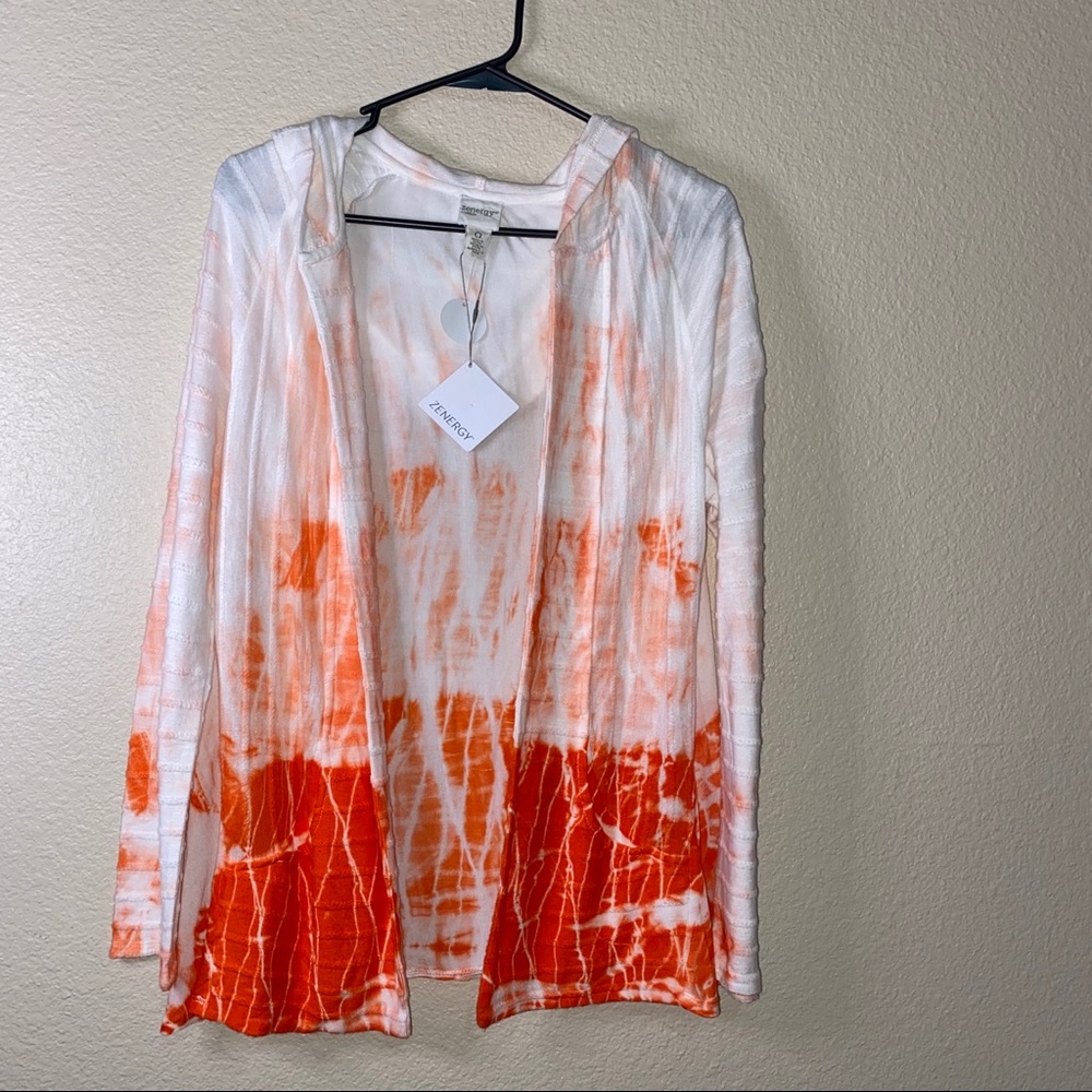 Zenergy Size 0 Cover up With Hoodie Nwt (A12)